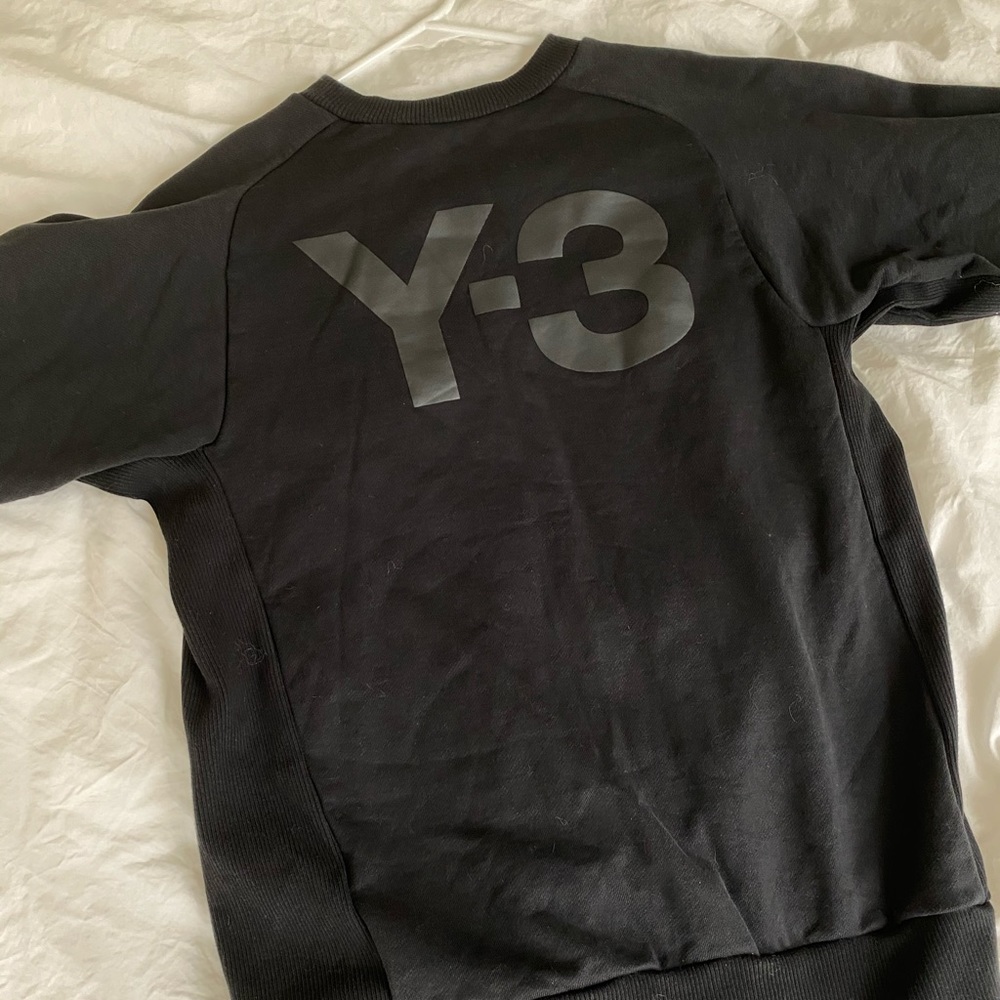 Y-3 Adidas Logo Sweatshirt Size Small